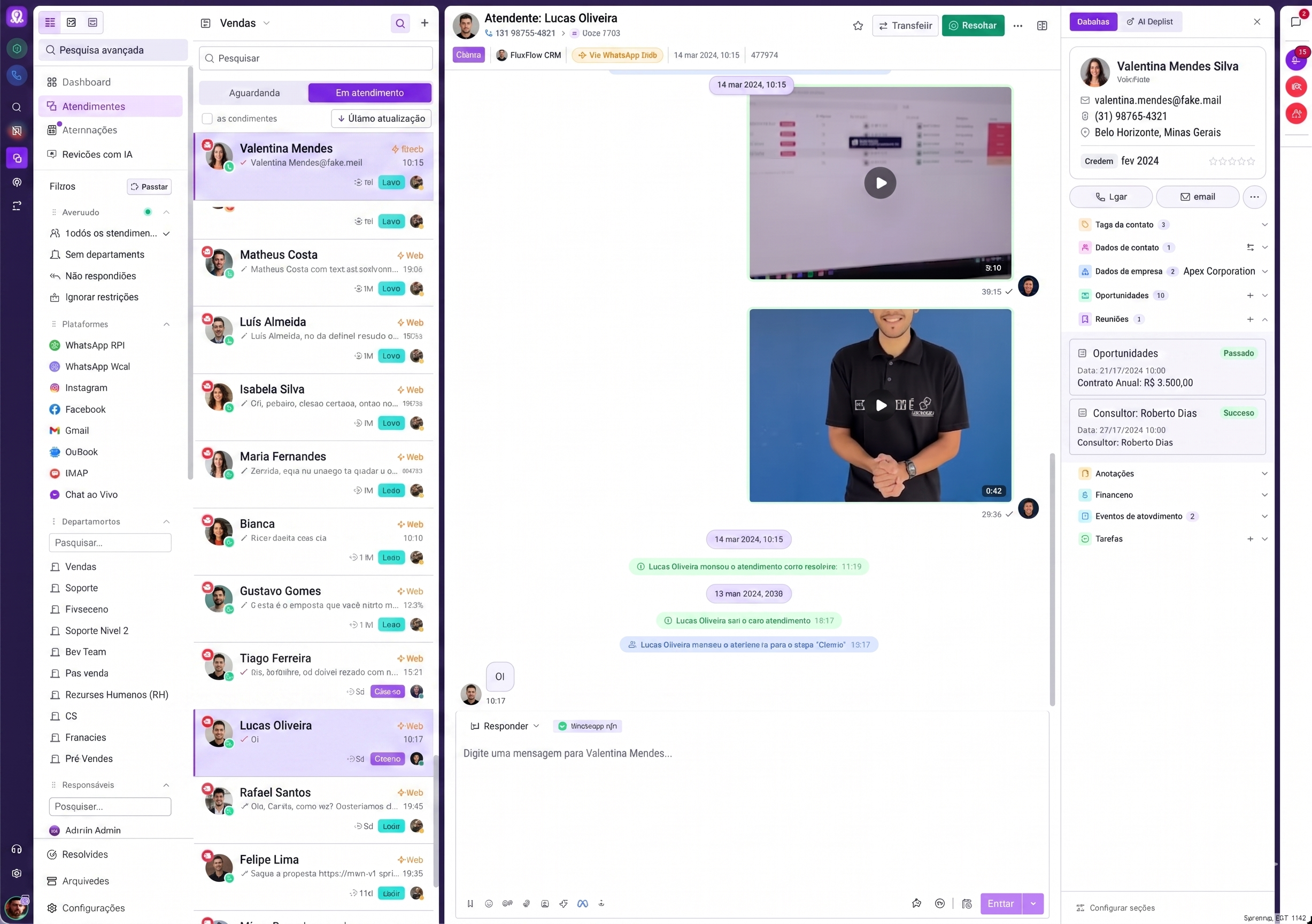 Nova interface do SprintHub com sidebar lateral e SAC360 redesenhado