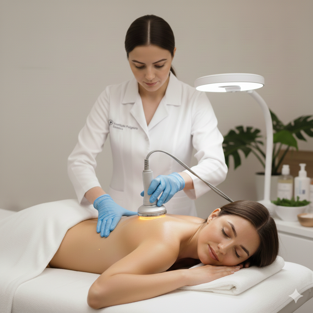 Massagem Modeladora Localizada associada a Eletroterapia