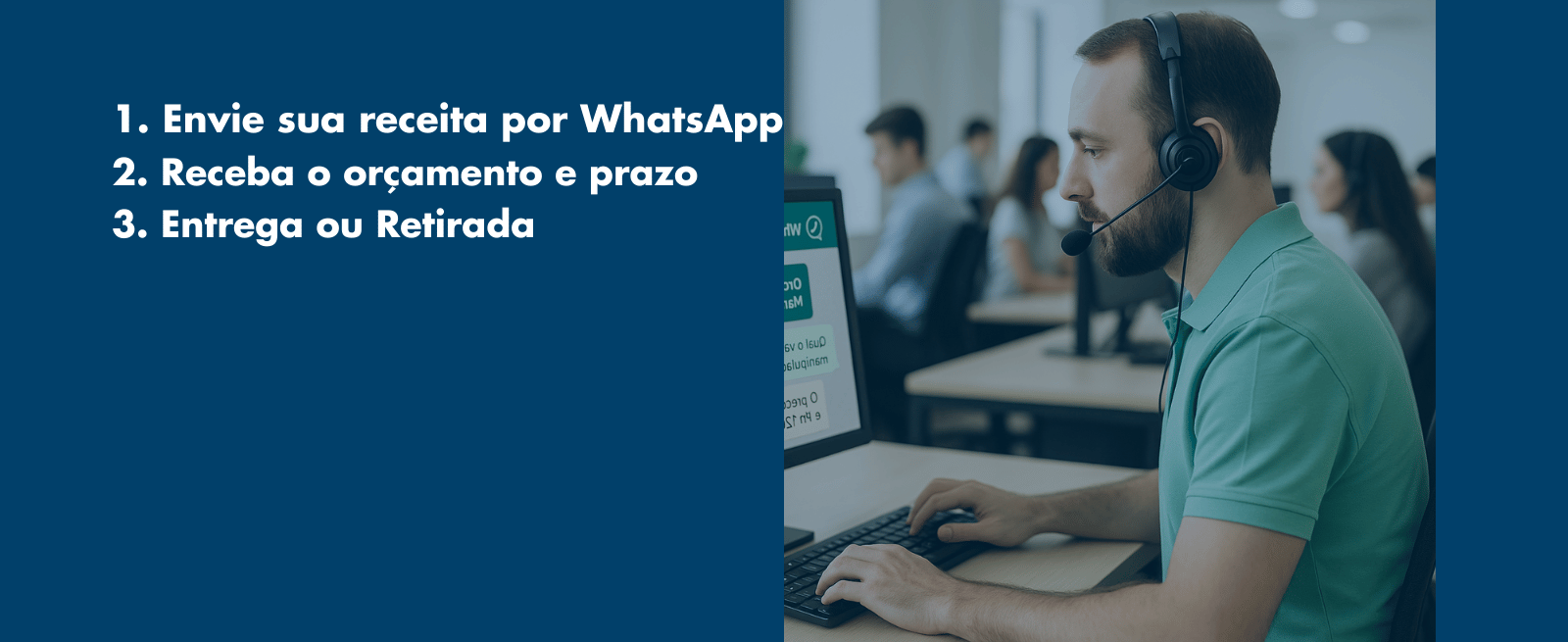 Serviço WhatsApp - Envie sua receita