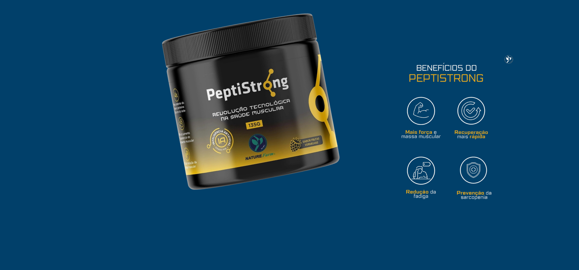 PeptiStrong - Suplemento para força muscular